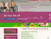 Tablet Screenshot of collageena.com